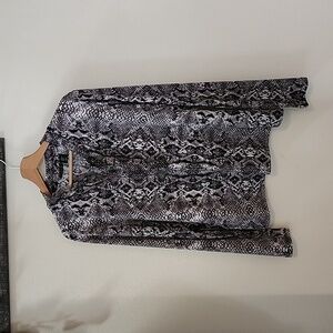 Women's Tahari long sleeve blouse - size XL